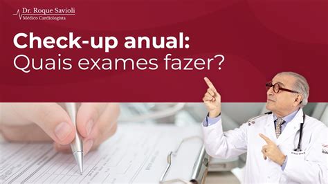 Check up anual de saúde Quais exames devo fazer YouTube