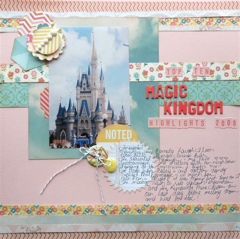 Top Ten Magic Kingdom Highlights Scrapbook Magic Kingdom