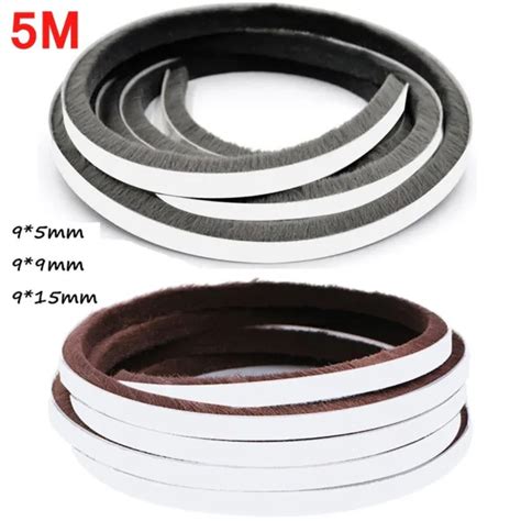 Gadgets Door And Window Seal Sealing Strip Pile Weatherstrip Self