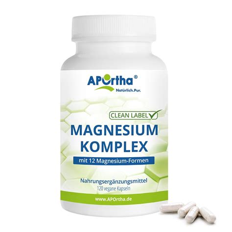 APOrtha Magnesium Komplex Kapseln 120 St Shop Apotheke