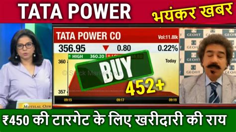 Tata Power Share Latest News Tata Power Share Analysis Future Tata Power Share Price Target