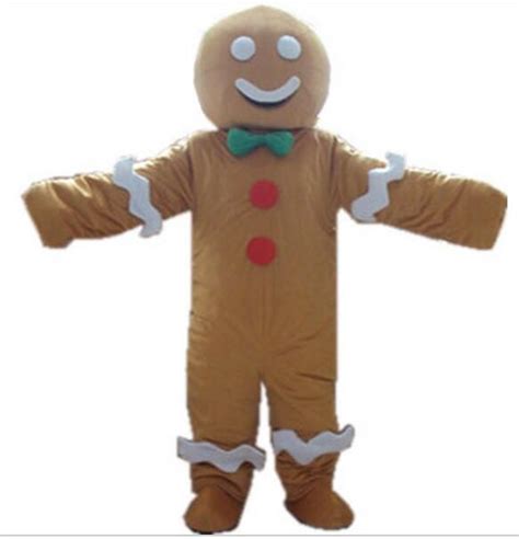 Newest Productgingerbread Man Character Costume Ginger Bread Man