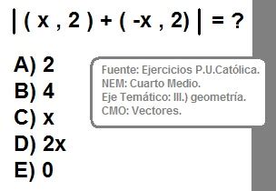 Psu Matematicas Desaf O Vectores Problema Resuelto