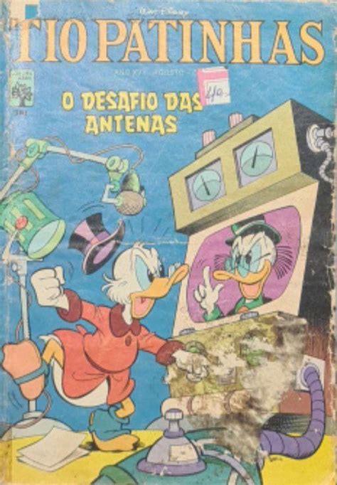 Tio Patinhas 181 Danificado Capa Descascada Capa Rasgada Usado