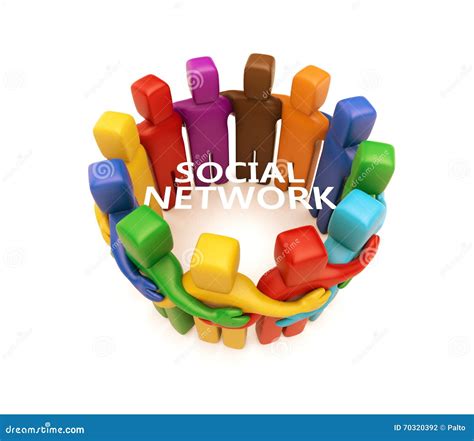 Social Network Concept Stock Illustration Illustration Of People