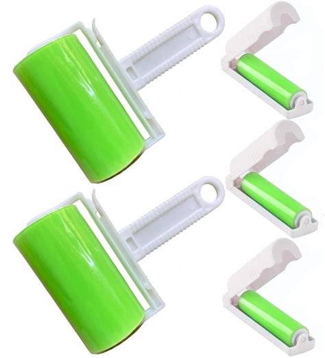 Sticky Gel Lint Roller 5 Pack Reusable Washable Lint Roller Portable