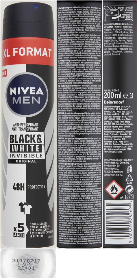 Teta Drogerie Nivea Men Black White Invisible Original Sprej