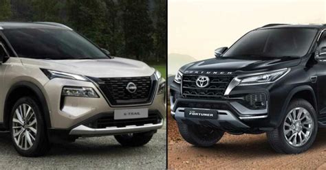 New Nissan X Trail Vs Toyota Fortuner Comparison Car Blog India