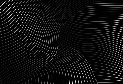 abstract black background with diagonal wave lines, Gradient vector ...