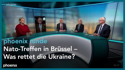 phoenix runde Nato Treffen in Brüssel Was rettet Ukraine YouTube