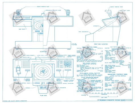 Printable Star Trek Blueprint Poster uss - Etsy