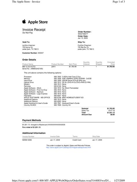 Apple Invoice Template Complete With Ease Airslate Signnow