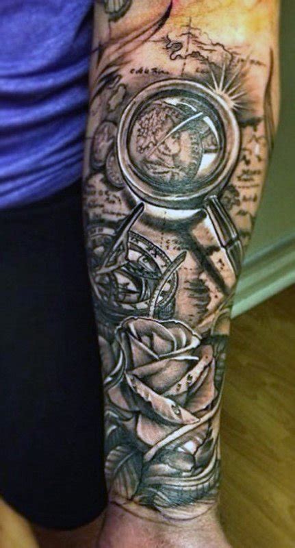 75 Amazing Compass Tattoo Designs Mens Craze