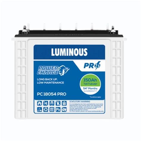 Luminous PC 18054 Pro Battery At Rs 13500 Luminous Battery In