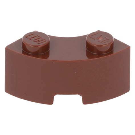 Lego Onderdele Reddish Brown Brick Round Corner X Macaroni