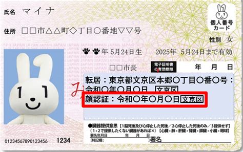 顔認証マイナンバーカードについて 文京区