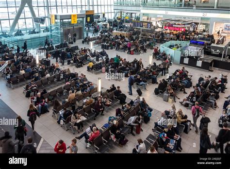 Busy Airport Terminal Gate