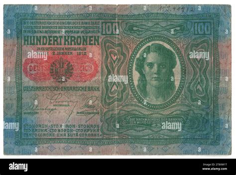 Banknote 100 Kronen österreichisch ungarische Bank Münzanstalt