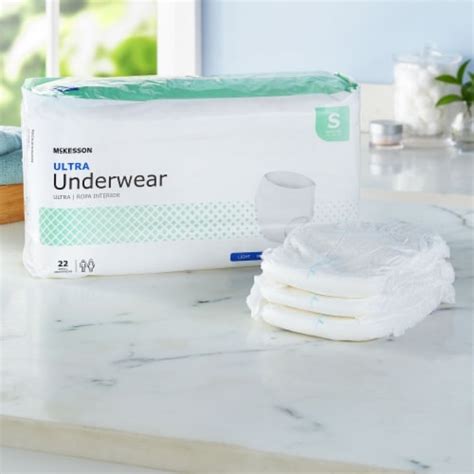 Mckesson Ultra Disposable Underwear Pull On With Tear Away Seams Small