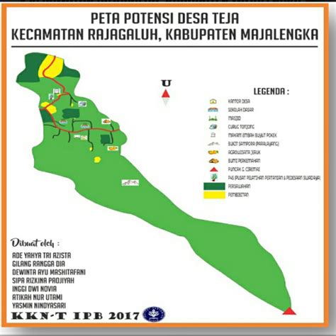 peta potensi desa teja
