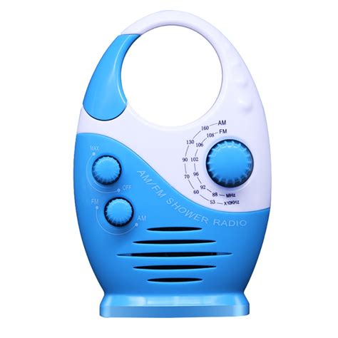 Mini Waterproof Bathroom Radio AM/FM for Shower/Toilet - Walmart.com