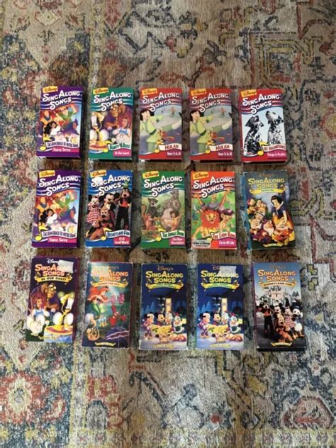 Disney Sing Along Songs Vhs Menge Eur Picclick De