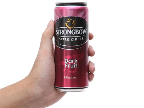 Strongbow dâu đen lon 330ml Fast vn