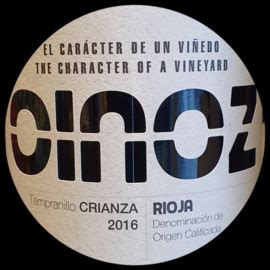 OINOZ Rioja Crianza RODE WIJN Kesenzo