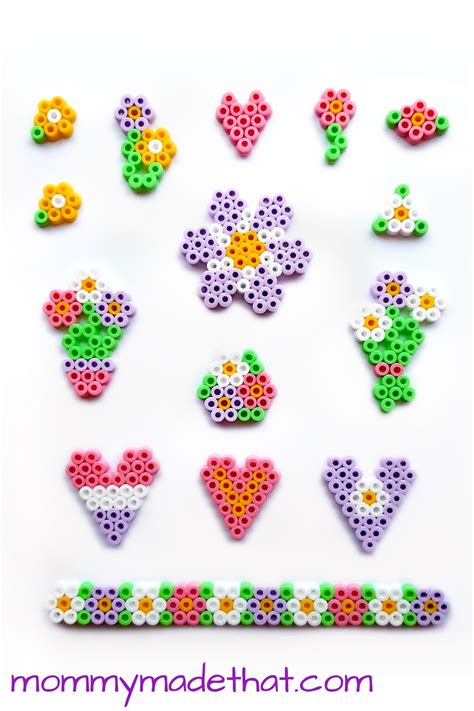 Perler Bead Flower Patterns Best Flower Site