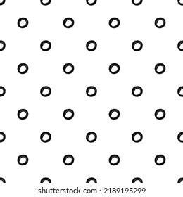 Vector Illustration Seamless Black Dot Pattern Stock Vector Royalty