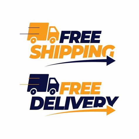 Free Delivery Service Icon White Background Vector Image Off