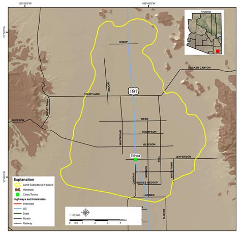 Elfrida Land Subsidence | Arizona Department of Water Resources