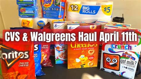 CVS WALGREENS COUPONING HAUL 4 11 4 17 Krys The Maximizer YouTube