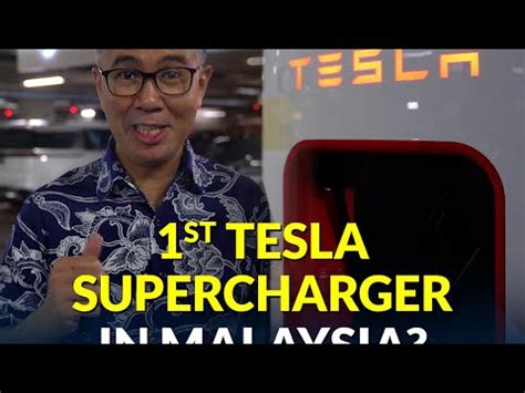 First Tesla Supercharger In Malaysia YouTube