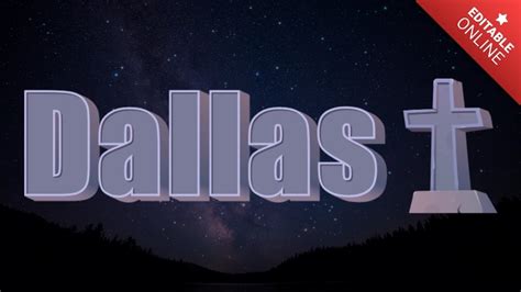 Dallas Efecto Rip Generador De Efectos De Texto