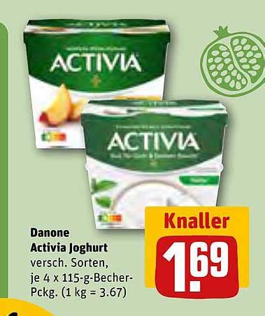 Danone Activia Joghurt Angebot Bei Rewe Prospekte De