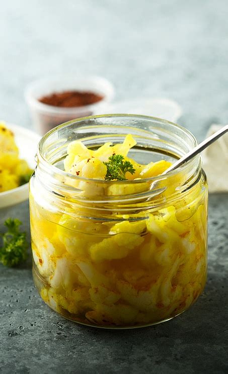 Recept Fermentovaný květák s kurkumou ReceptyOnLine cz kuchařka