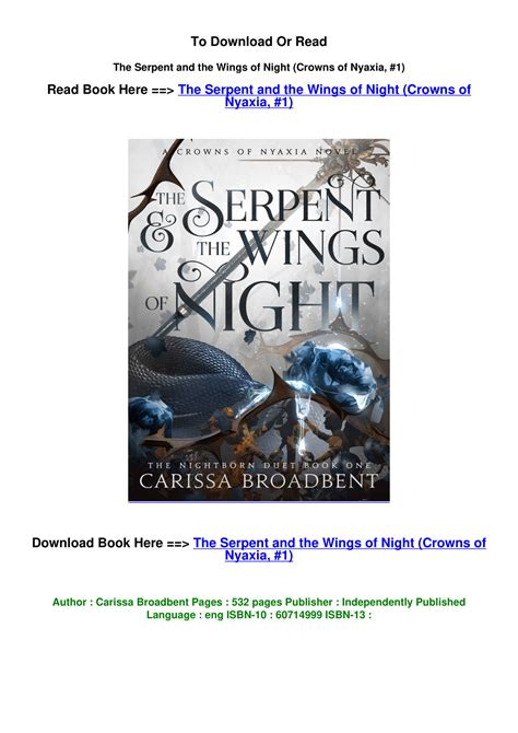 The Serpent And The Wings Of The Night 2