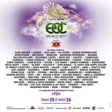 Edc Mexico Lineup Announced Edm Identity