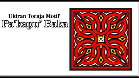 motif pakapu baka ukiran toraja youtube
