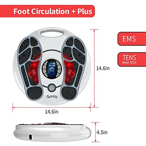 Foot Circulation Stimulator Ems Massager Machine Fsa Hsa Eligible