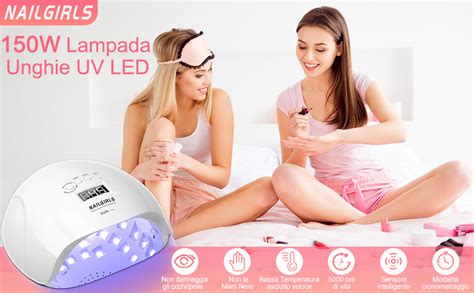 Lampade Uv Per Unghie Nailgirls W Portatile Lampada Per Unghie