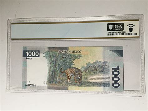 Mexico Pesos Banknote Graded Superb Gem Unc Ppq By Pcgs