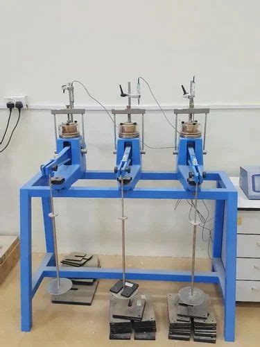 Blue Mild Steel Consolidation Test Apparatus Kg Automation Grade