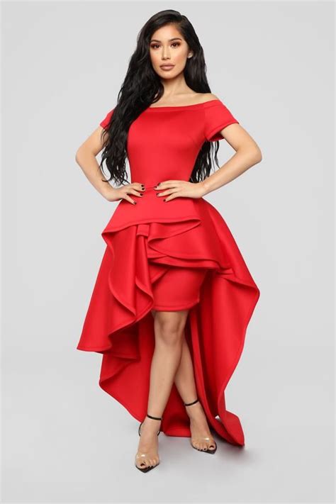 Redeeming Love High Low Dress Red Red Dress Red High Low Dress