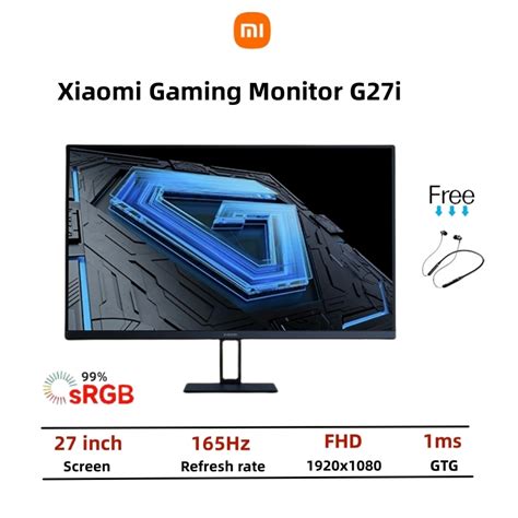 Xiaomi G I Gaming Monitor Inch Hz High Refresh Rate Ms Gtg Low