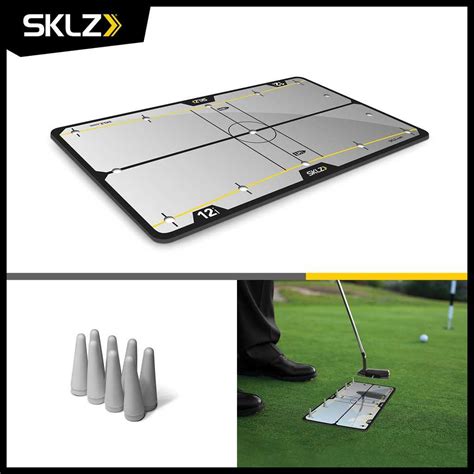 Sklz 12i Putting Mirrorแผ่นกระจกฝึกดูหน้าไม้กอล์ฟ Line Shopping