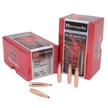 Hornady 7mm 284 Projectiles 180 Gr ELD M 100CT 28503