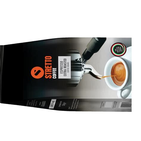 Cafea Boabe Extra Roasted Stretto 1 Kg EMAG Ro