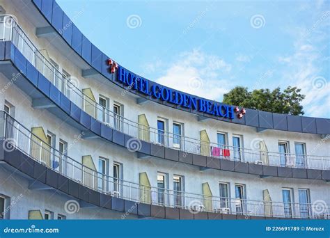 Hotel Golden Beach in Eforie Nord, Romania Editorial Stock Image ...